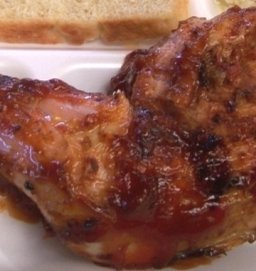 Amish Oven-Baked Barbecued Chicken