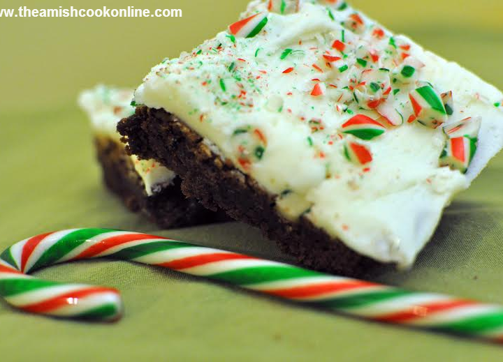 Amish Peppermint Brownies
