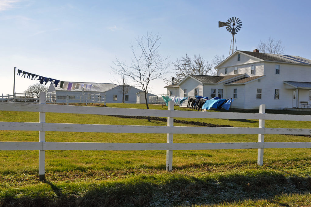 A typical Amish farm