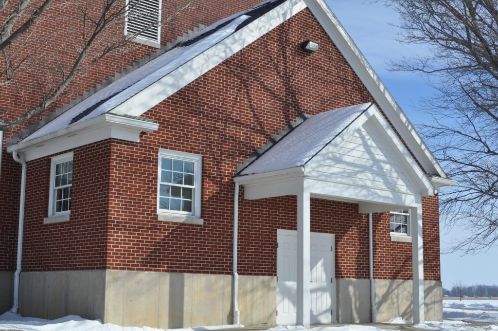 Old German Baptist church - or meetinghouse, as they prefer - on Farrington Road near Covington, Ohio