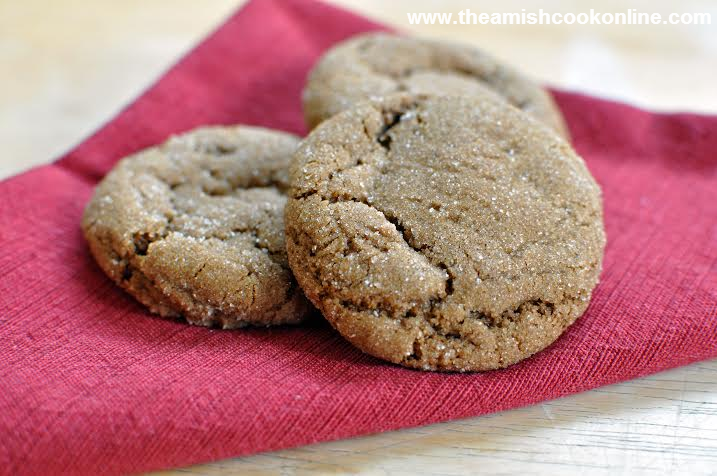 Amish Holiday Molasses Cookies