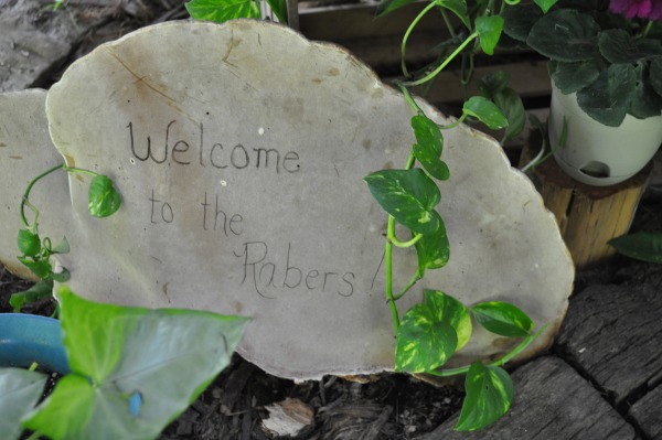 Always a warm welcome at Dorcas Raber's house!