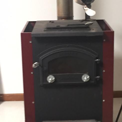 A stove provides some warmth to the building.  All lights in the store are gas. And don't bring your credit card, like most Amish businesses, they are not accepted.