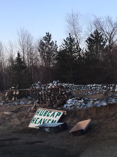 I stumbled upon "Hubcap Heaven" outside of Houlton, Maine....sheesh, this looks like the place to get a hubcap if you are looking for one...