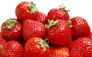 Fresh strawberries mean strawberry soup at Gloria's!