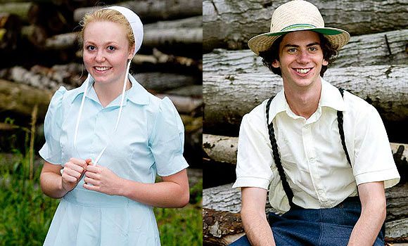 Two of the British teens from "Living with the Amish"