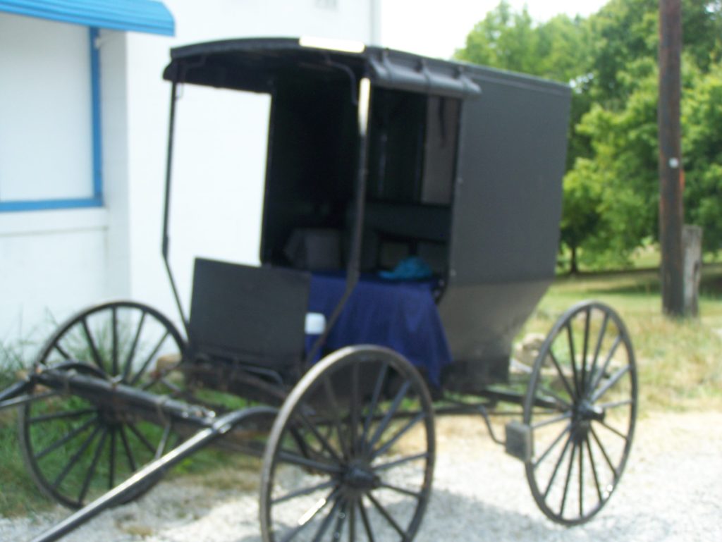 Swartzentruber Amish buggy in Ohio