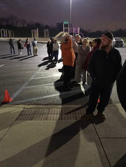 The line was some 37 deep at a precinct in Middletown, Ohio when polls opened at 6:30 a.m.