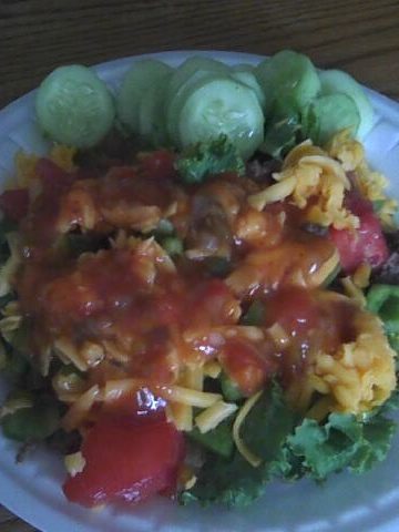 Amish Haystack Salad Vegetarian