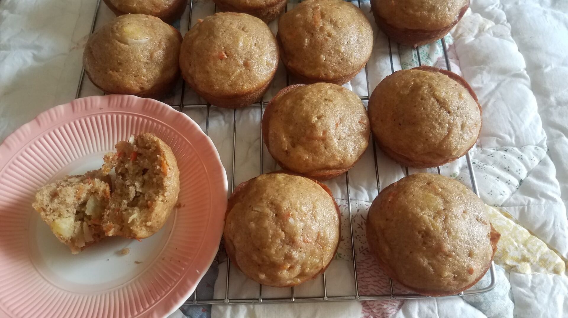 Refreshing Carrot-Pineapple Muffins