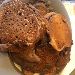 Decadent Amish Chocolate Pancakes