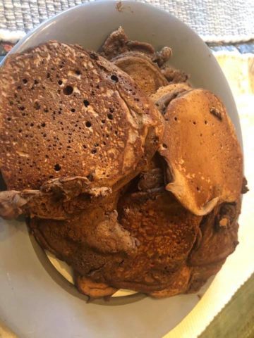 Decadent Amish Chocolate Pancakes