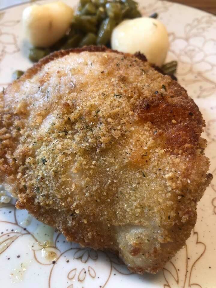 Amish Cracker-Coated Baked Chicken