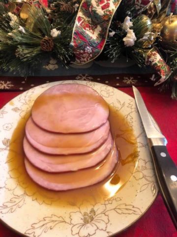 Finished Christmas Ham