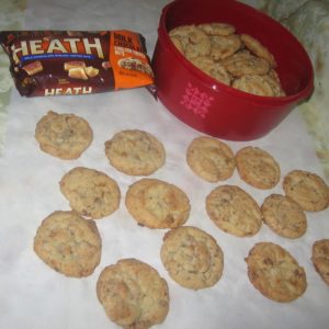 Heath Candy Bar Cookies