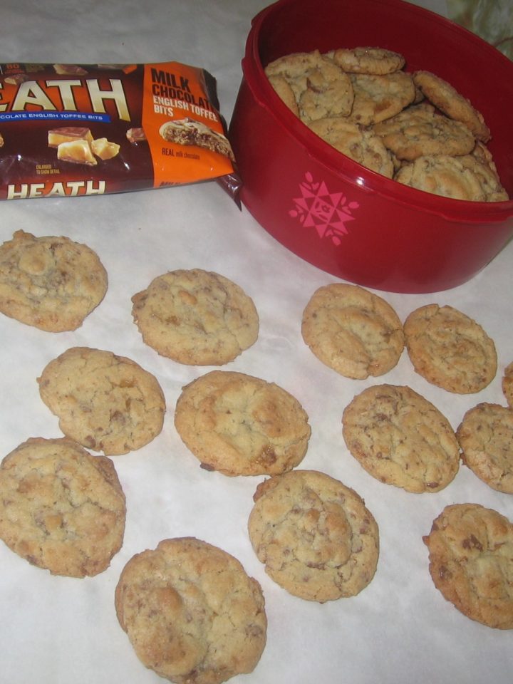 Heath Candy Bar Cookies