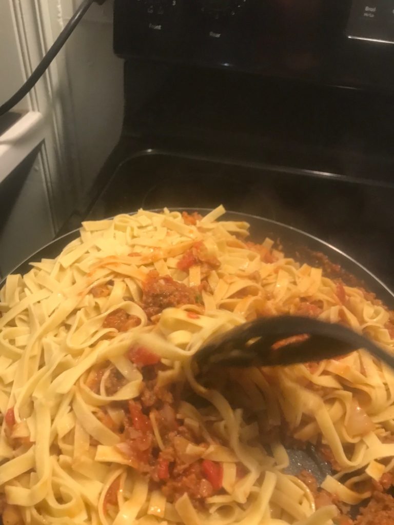 Amish Egg Noodle and Beef Casserole 