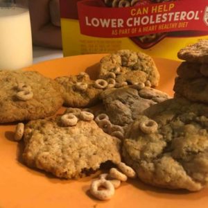 Chewy Cheerio Crunch Cookies