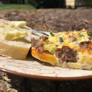 Oven-Baked Beefy Zucchini Casserole
