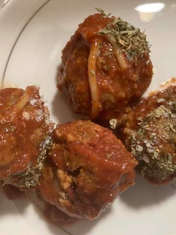 Grandma Mary's Easy Italian Meatballs